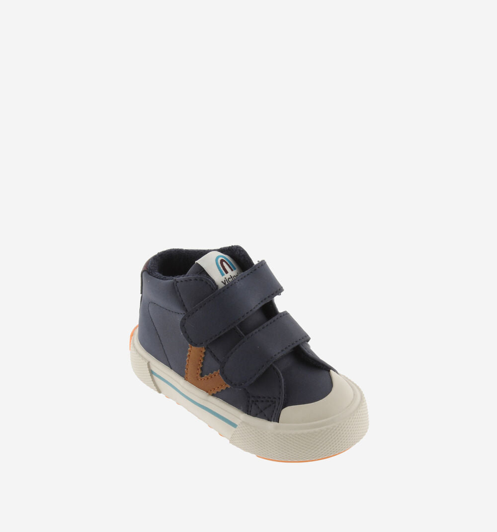 Victoria scarpa sneakers alta per bambini con strappo Tribu 1065185 131 blu