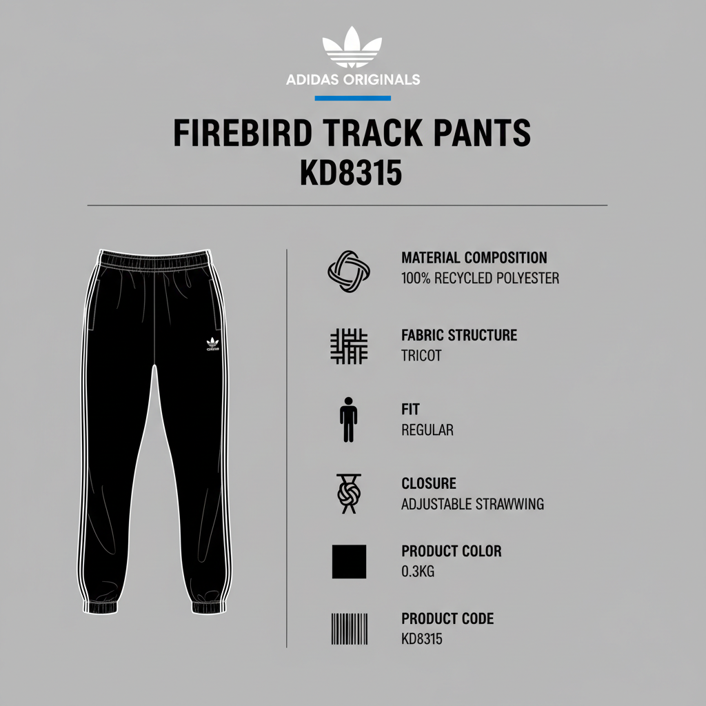 Infografica Adidas Firebird TP KD8315