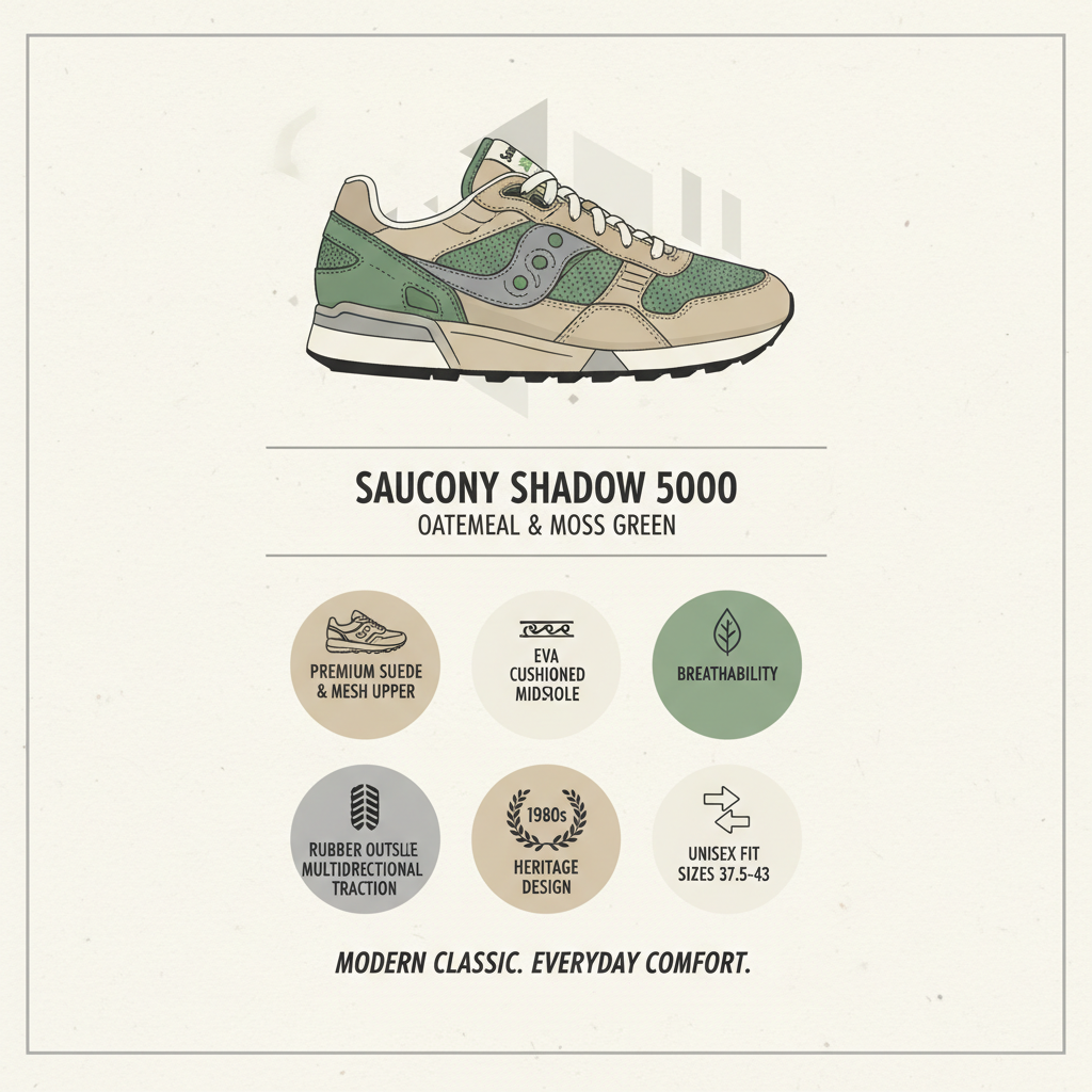 Infografica Saucony Shadow 5000