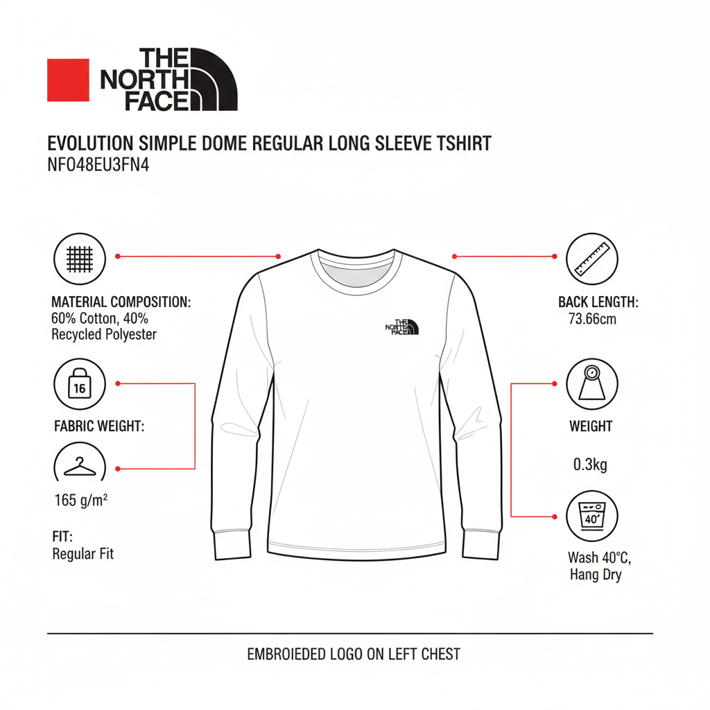 Infografica The North Face Evolution Simple Dome NF0A8EU3FN4