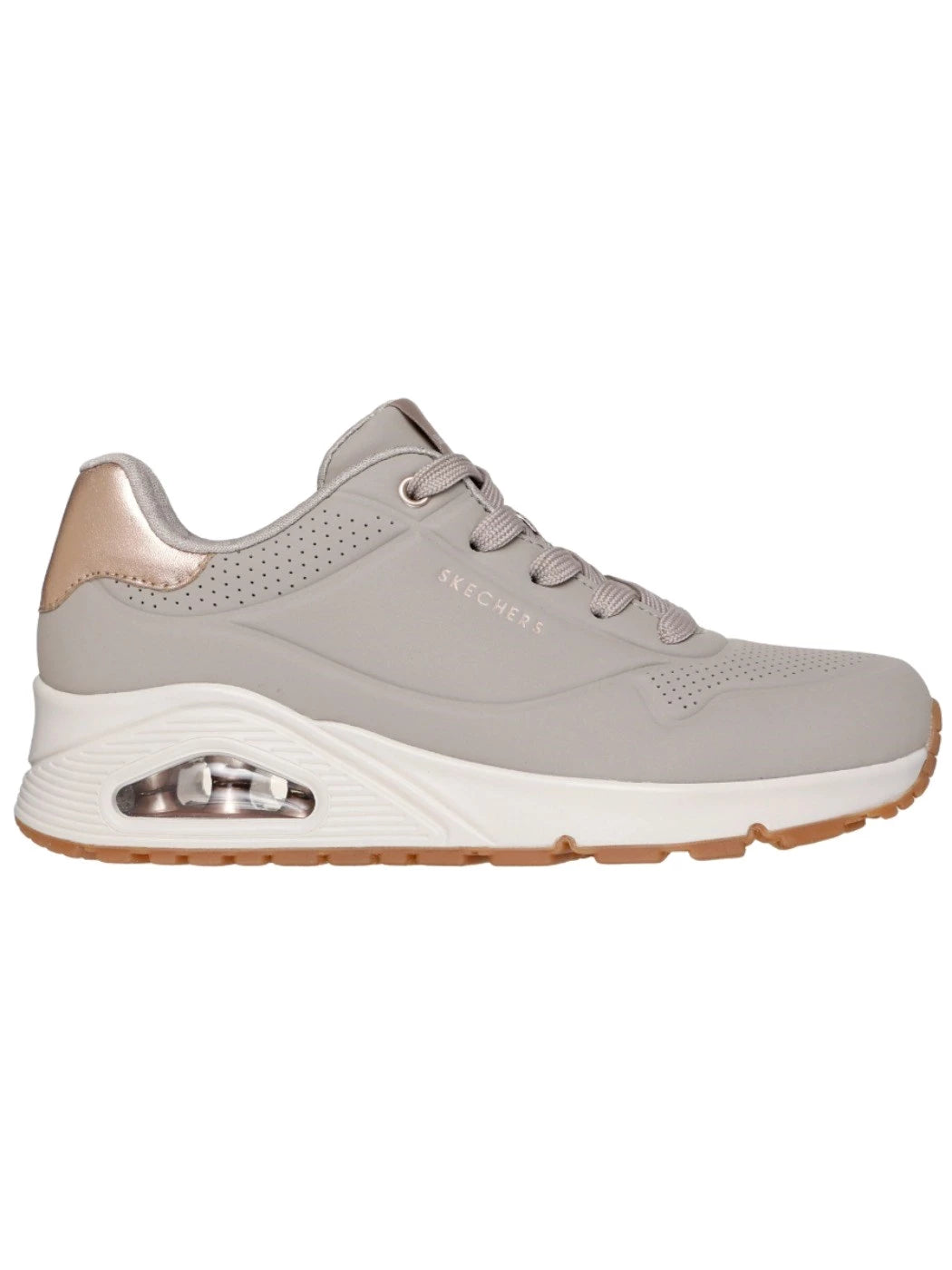 Skechers scarpa sneakers da donna Uno Golden Air 177094/TPE tortora