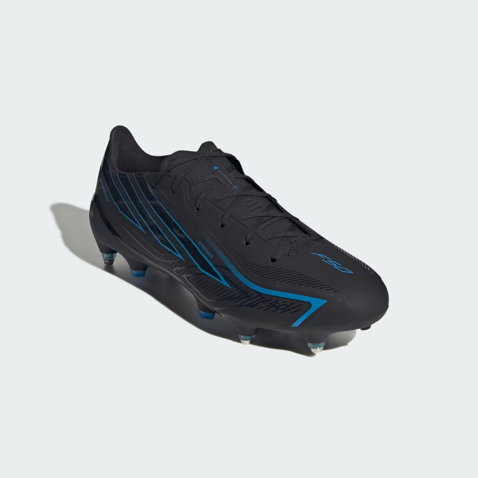 Adidas F50 Hyperfast League HQ2372 Uomo Nero - Scarpe Calcio Soft Ground