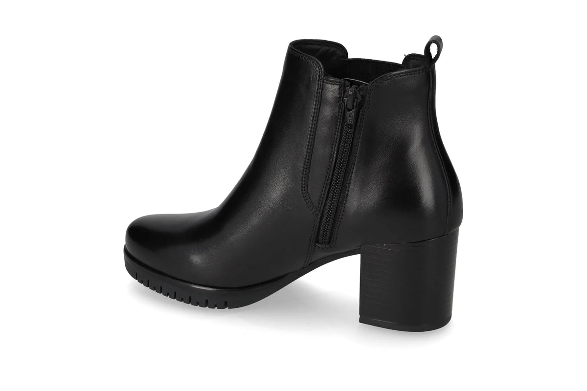 Valleverde stivaletto donna con elastico alla caviglia 47662 nero