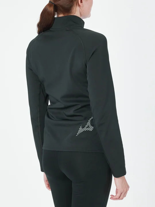 Mizuno maglia running donna TEAM WARMER TOP U2ECB760 09 nero