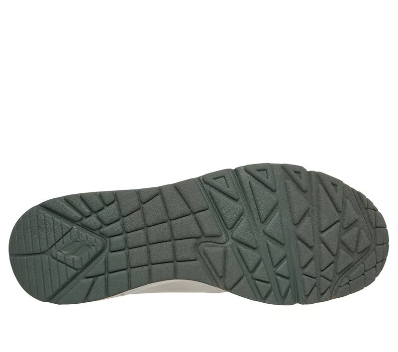 Skechers scarpa sneakers da uomo UNO - Suited On Air 183004/WGRN bianco-verde