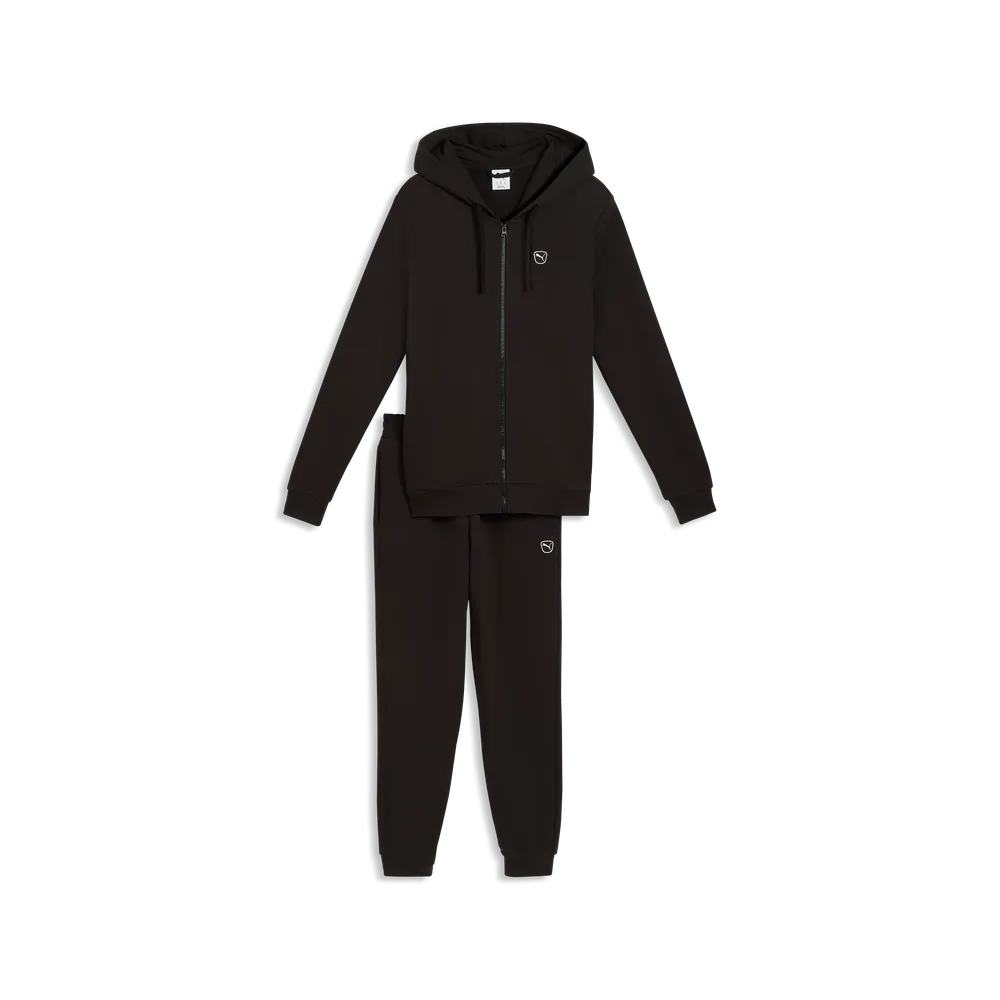Puma Essential Elevated Suit FL 695216-01 Uomo Nero - Tuta Sportiva