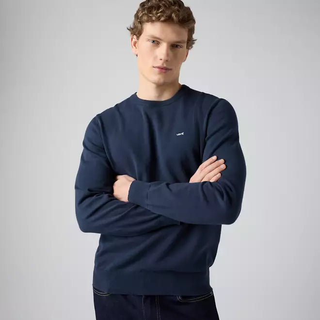 Levi's Maglia da uomo Housemark leggera A72070041 blu