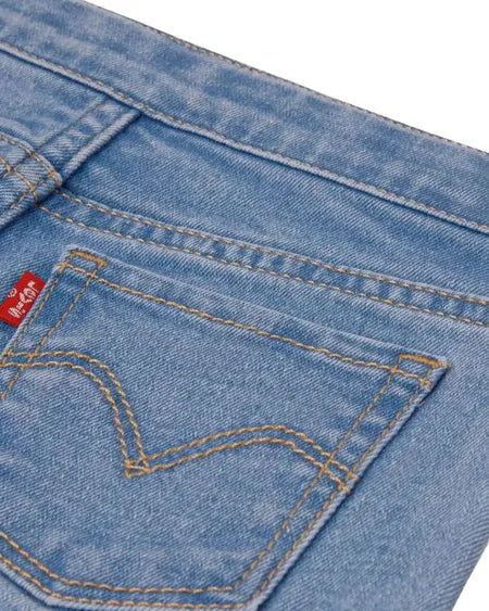 Levi's completo felpa t-shirt e jeans da bimba 1ER586-A35 panna rosa