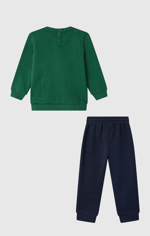 Champion tuta infant felpata 307327-GS559 verde