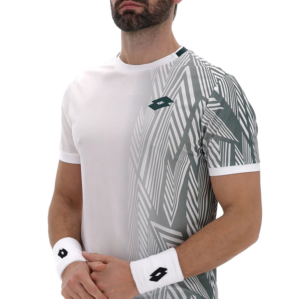 Lotto MAGLIETTA uomo da TENNIS TECH D3 BIANCO 223334-ERX