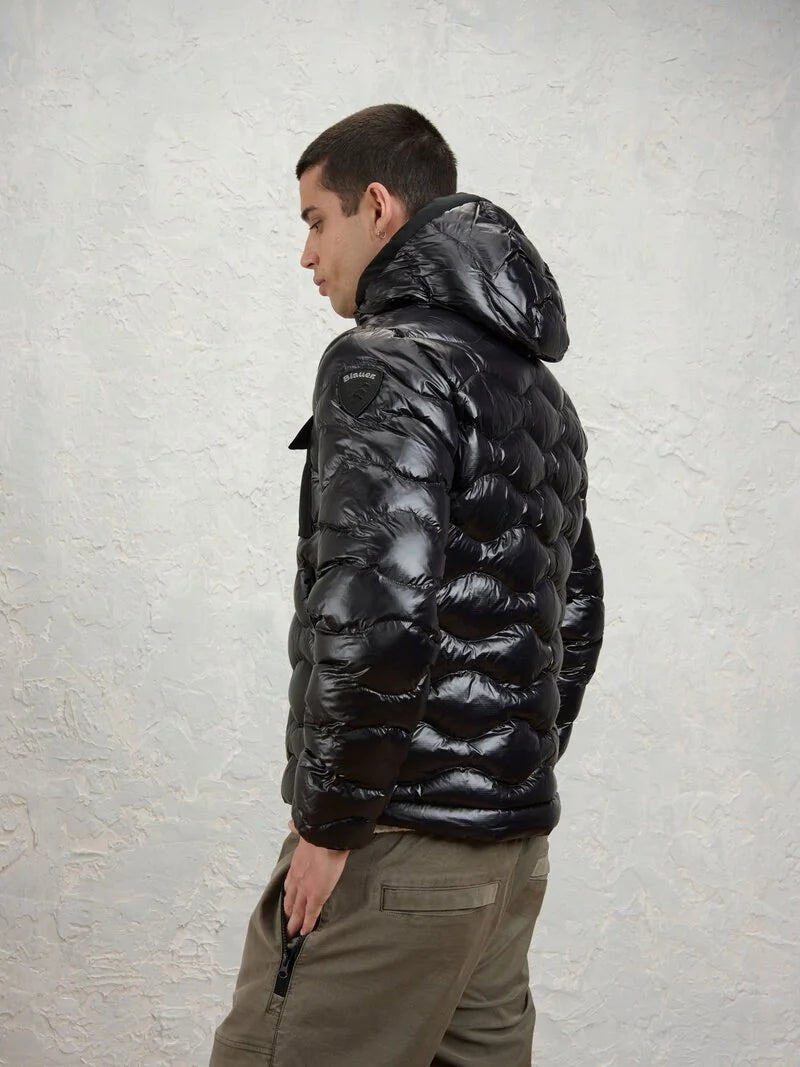Blauer Piumino trapuntato con tasca petto Bryant 26SBLUC02182-005958 999 nero