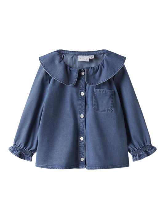 name it camicia NMFSOPHY 13250601 blu