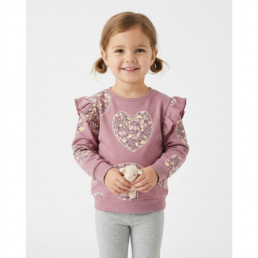 name it felpa girocollo da bambina 13258102 Lilla