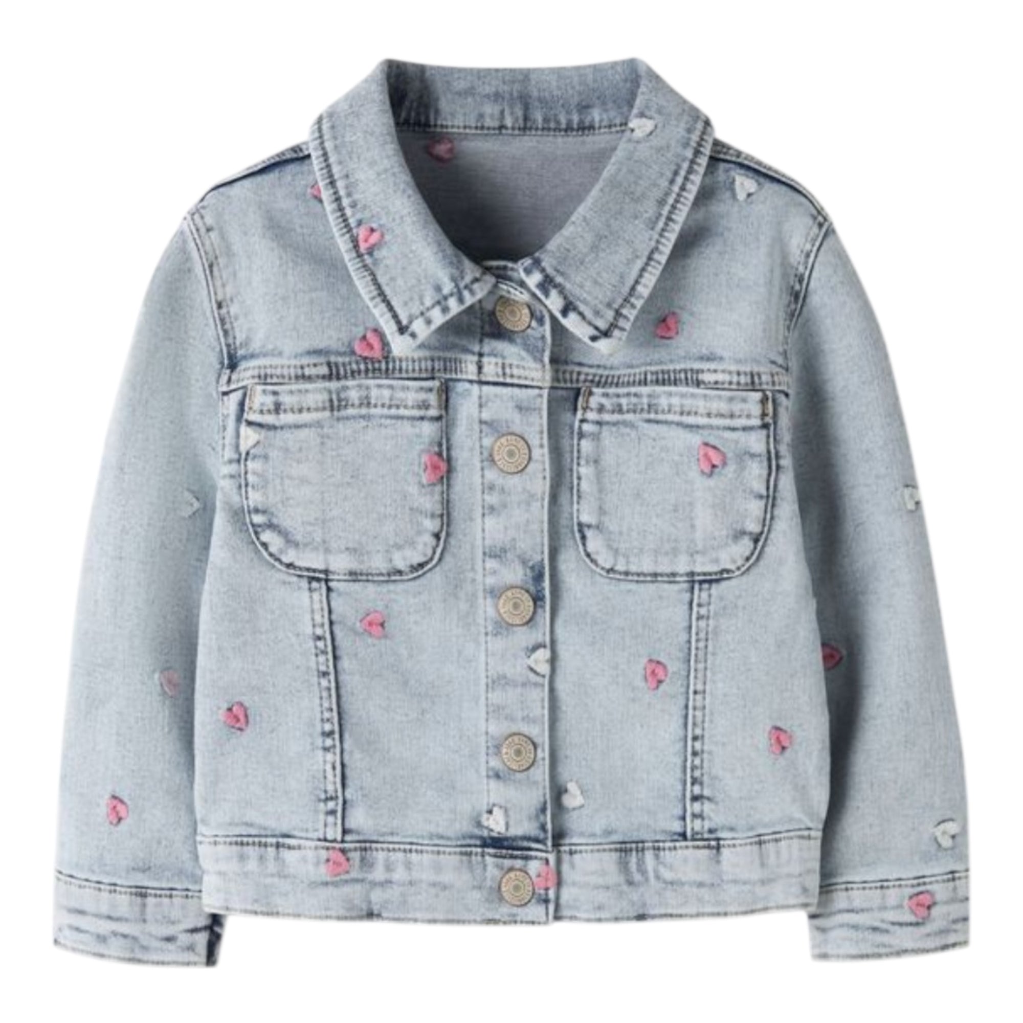 name it giubbini in jeans da bambina 13250731 blu chiaro