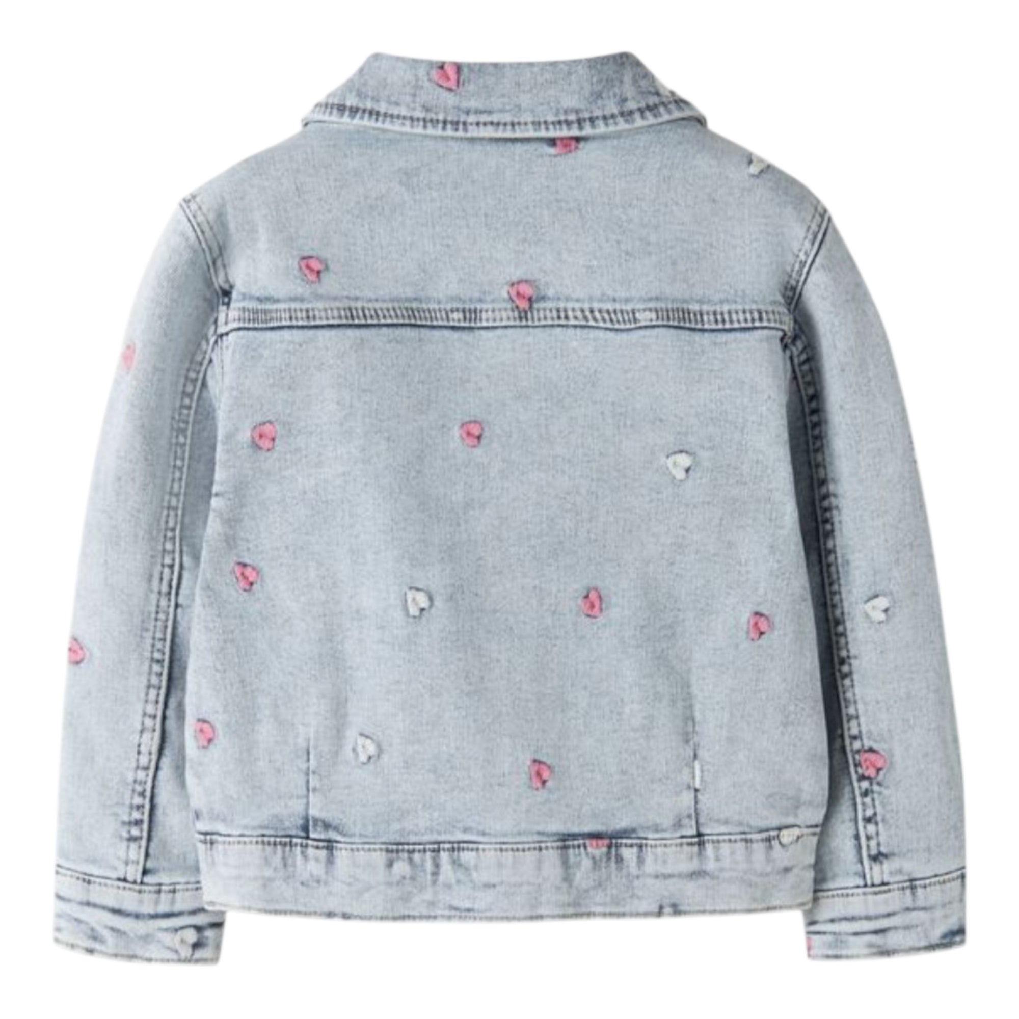 name it giubbini in jeans da bambina 13250731 blu chiaro dietro