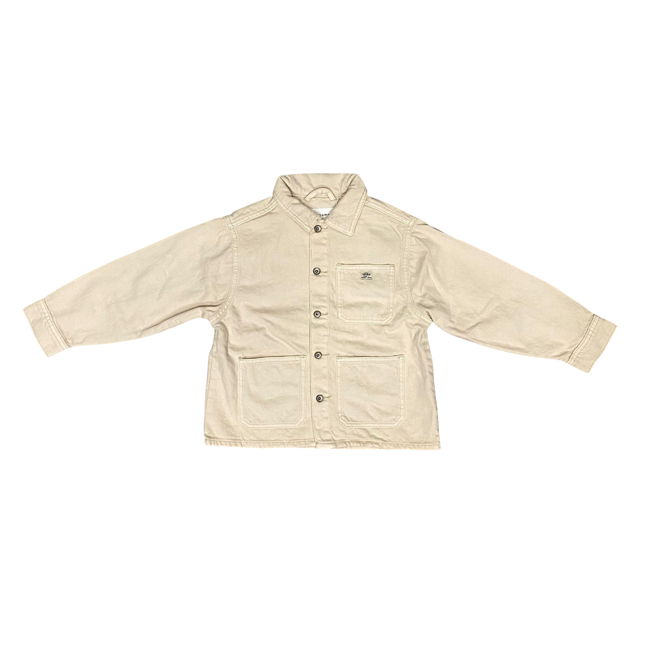 name it giubbino in jeans da junior James 13237338 sabbia