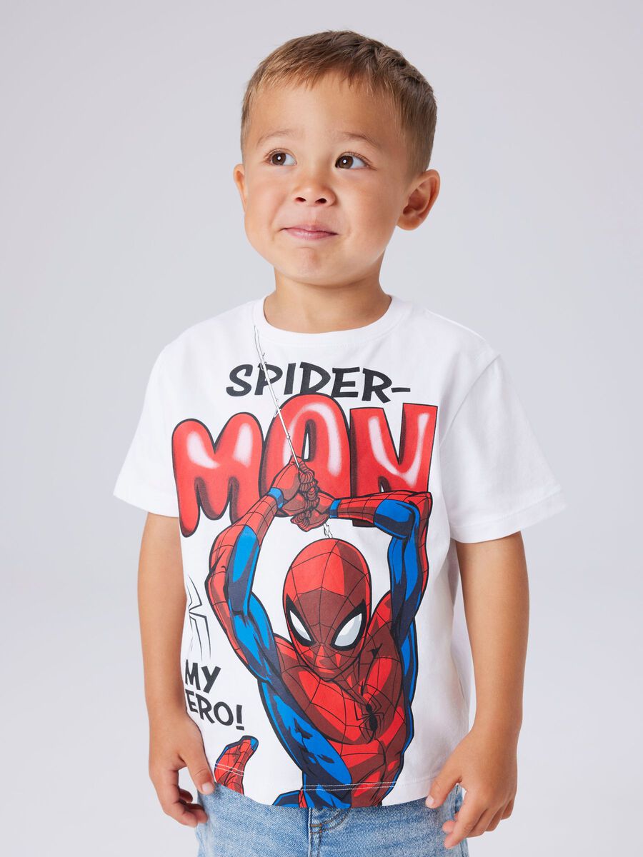 name it maglietta da bambino MARVIN SPIDER 13254158 bianco