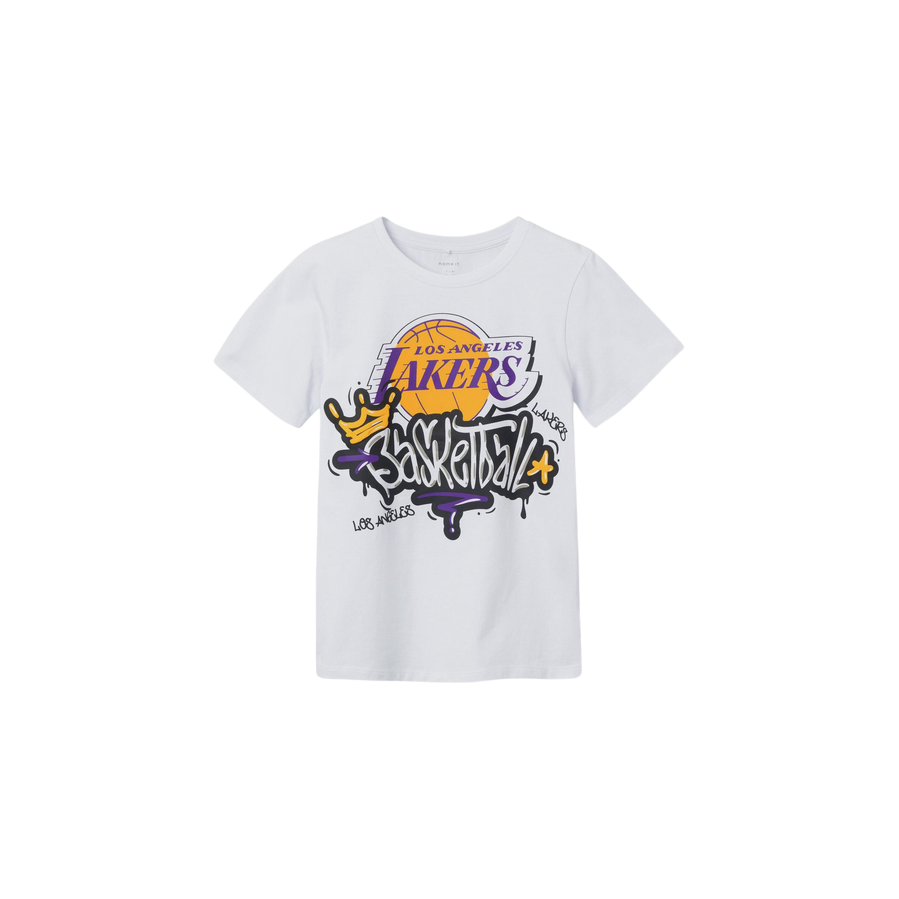 name it maglietta manica corta junior L.A. Lakers 13225992 bianco