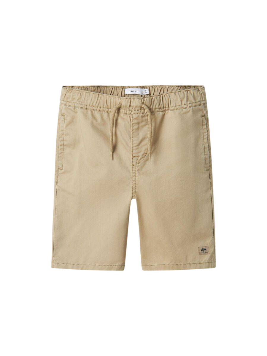 name it pantaloncino con elastico in vita da bambino Jog 13240358 beige
