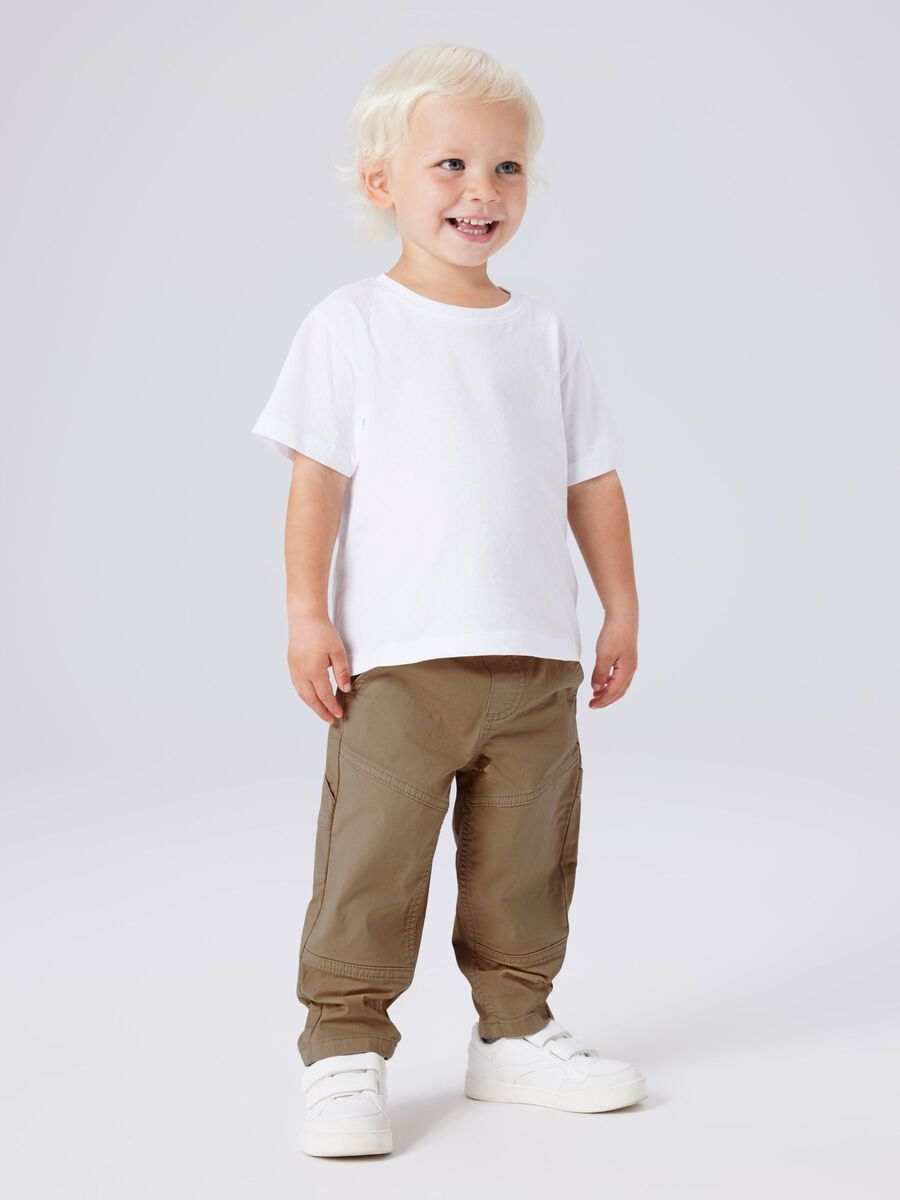 name it pantalone bombo in twill MBen Tap 13249476 Kelp