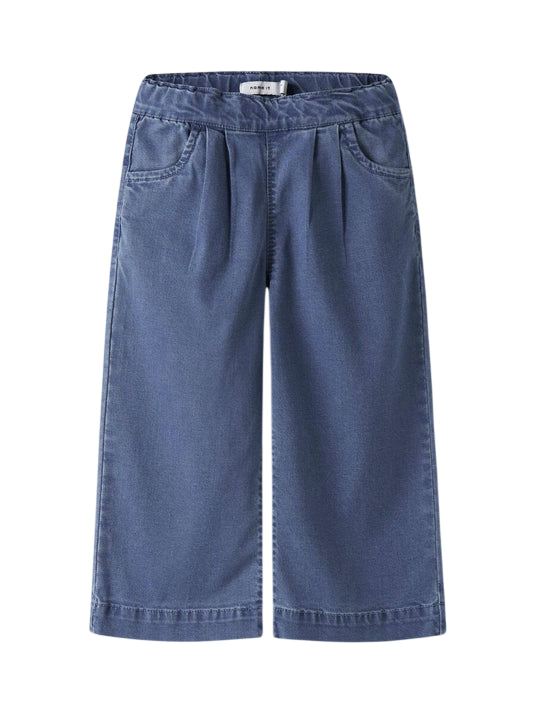 name it pantalone da bambino con elastico 13250595 blu medio avanti