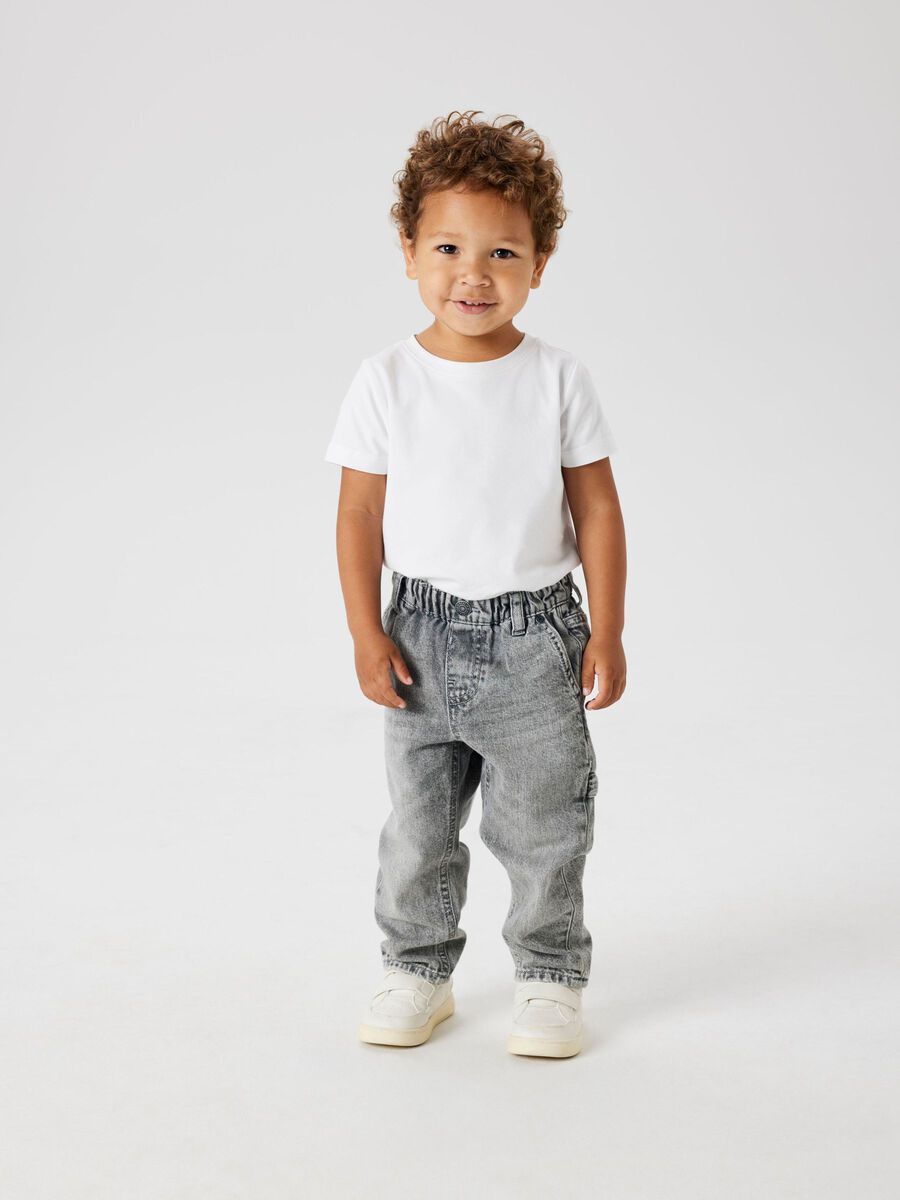 name it pantalone jeans infant MBen 13242725 Medium Grey
