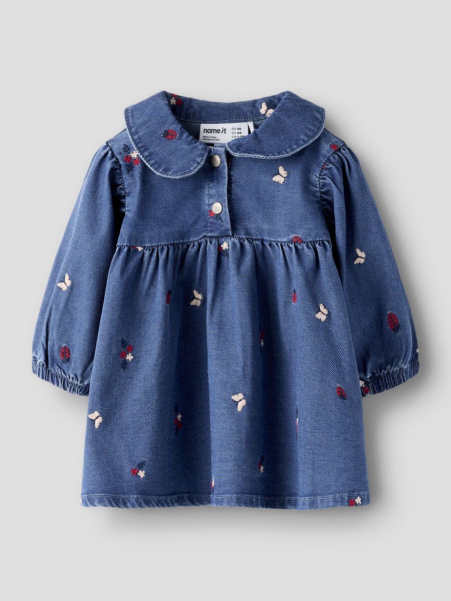 name it vestito bimba in jeans Falva 13255131 Medium Blue