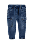 name it pantalone jeans con tasconi da bambino 13224943 blu scuro