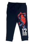 name it pantalone sportivo da bambino in felpa leggera con stampa Spiderman 3231935 blu