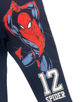 name it pantalone sportivo da bambino in felpa leggera con stampa Spiderman 3231935 blu