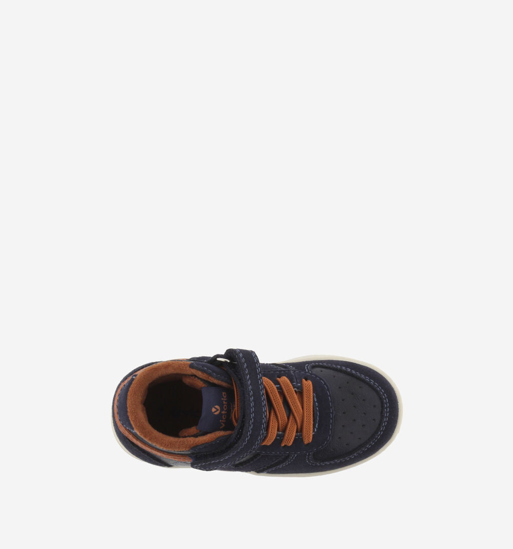Victoria scarpa sneakers bimbo con laccio elastico e velcro 1124133 blu