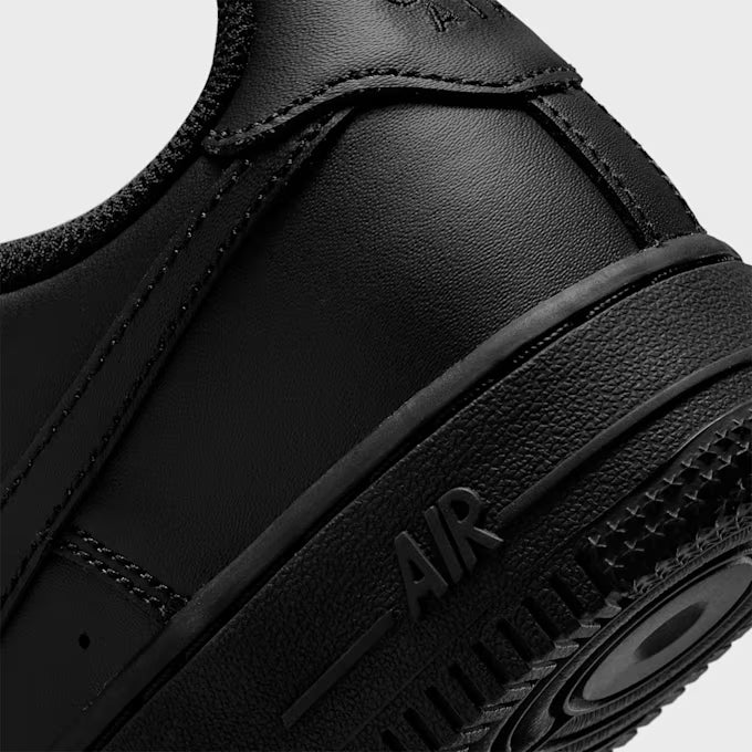 Nike Air Force 1 Leather sneakers da junior unisex DH2920-001 nera