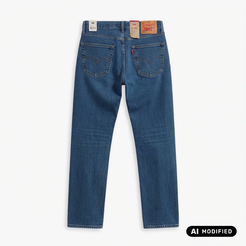 Levi's pantalone jeans 502 Taper 295071317 blu medio