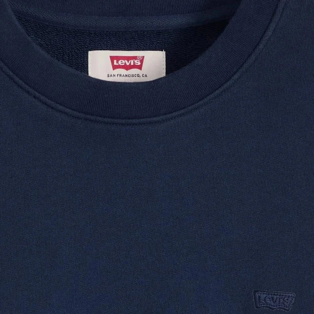 Levi’s – Felpa Uomo New Original Housemark 359090081 blu| Cotone Better Cotton, Logo Iconico, Comfort Casual Everyday