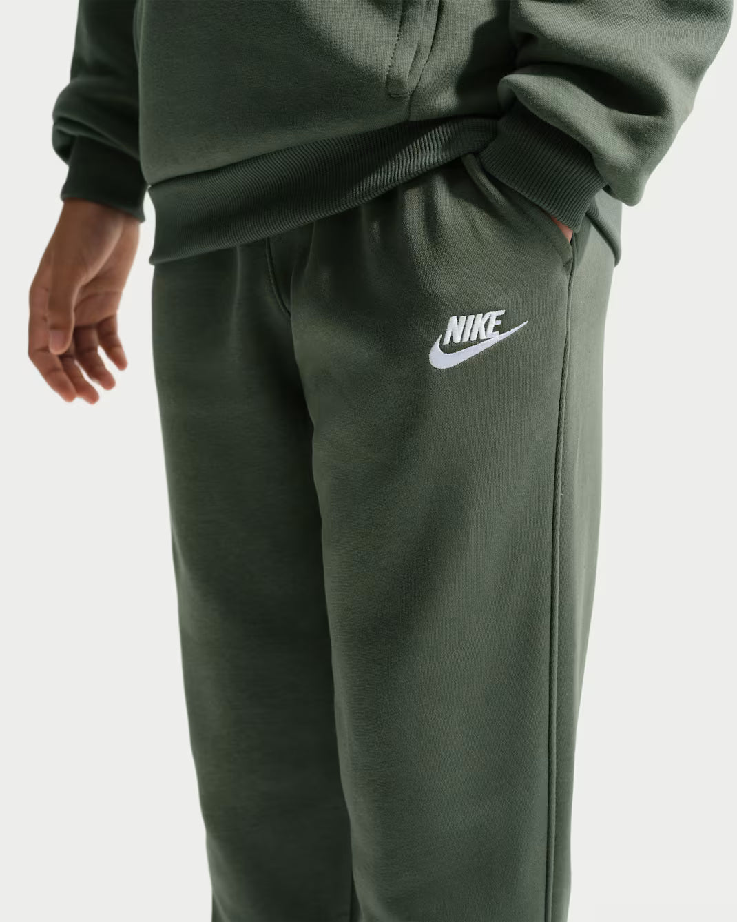 Nike pantalone sportivo junior Sportswear Club Fleece FD3008-305 verde