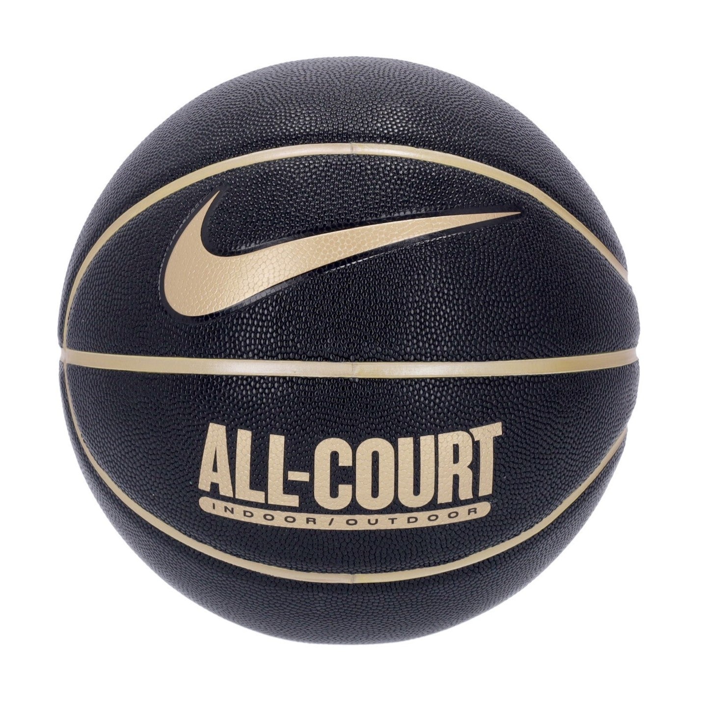 Nike pallone da pallacanestro Everyday All Court nero-oro misura 7