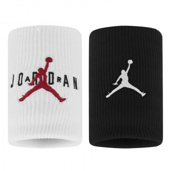 Jordan polsini da basket unisex Jumpman Dri-Fit wristband bianco-nero –  Sportiamo