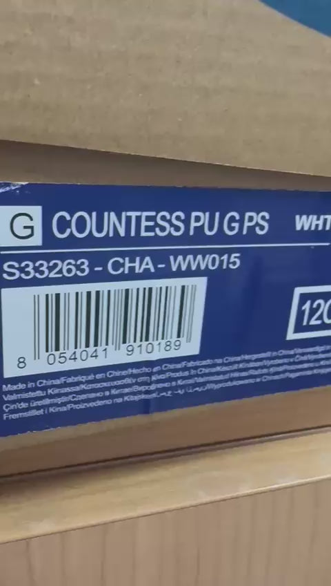 Champion Countess PU Low S33263-WW015 Bianco | Sneakers bambina comfort velcro scuola - video 