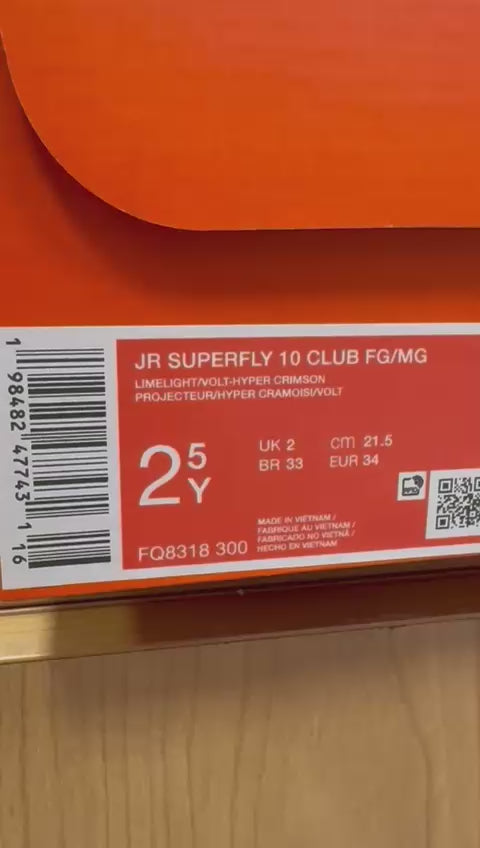 Nike Jr. Mercurial Superfly 10 Club FQ8318-300 Lime | Scarpa calcio multiterreno alta bambino - video