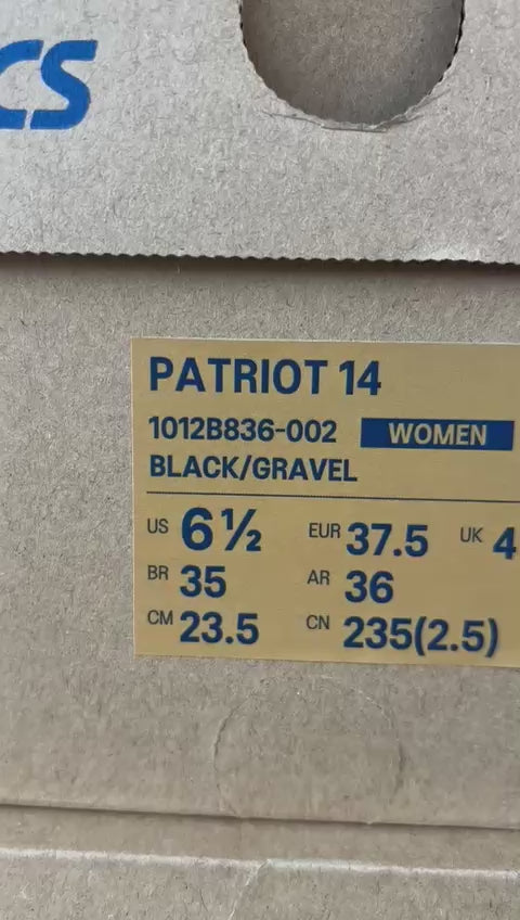 ASICS Patriot 14 1012B836-002 Nero | Running donna ammortizzata leggera mesh traspirante video