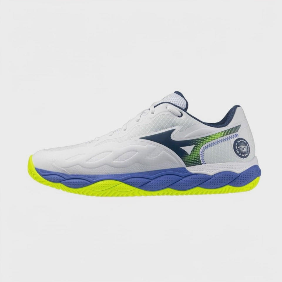 Mizuno Scarpa Tennis Uomo Terra Rossa Wave Enforce Court CC 61GC243520 Bianco