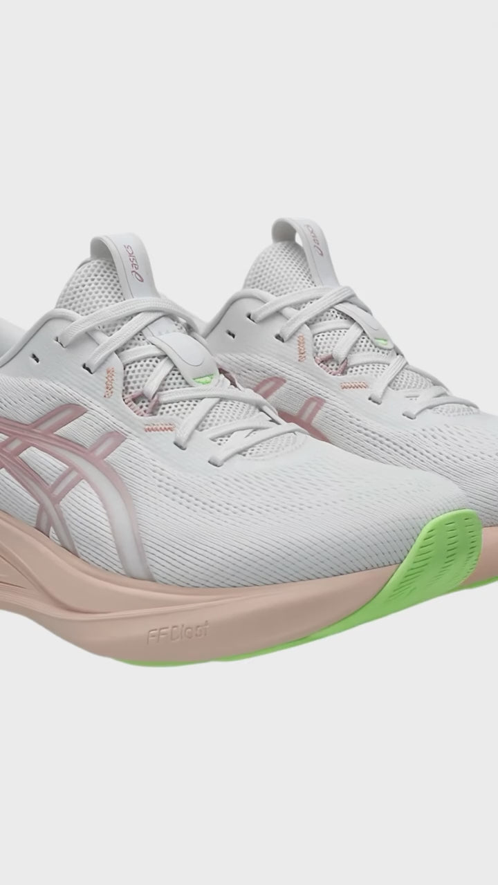 Asics Gel Pulse 17 1012B930-100 Bianco Rosa Donna Running