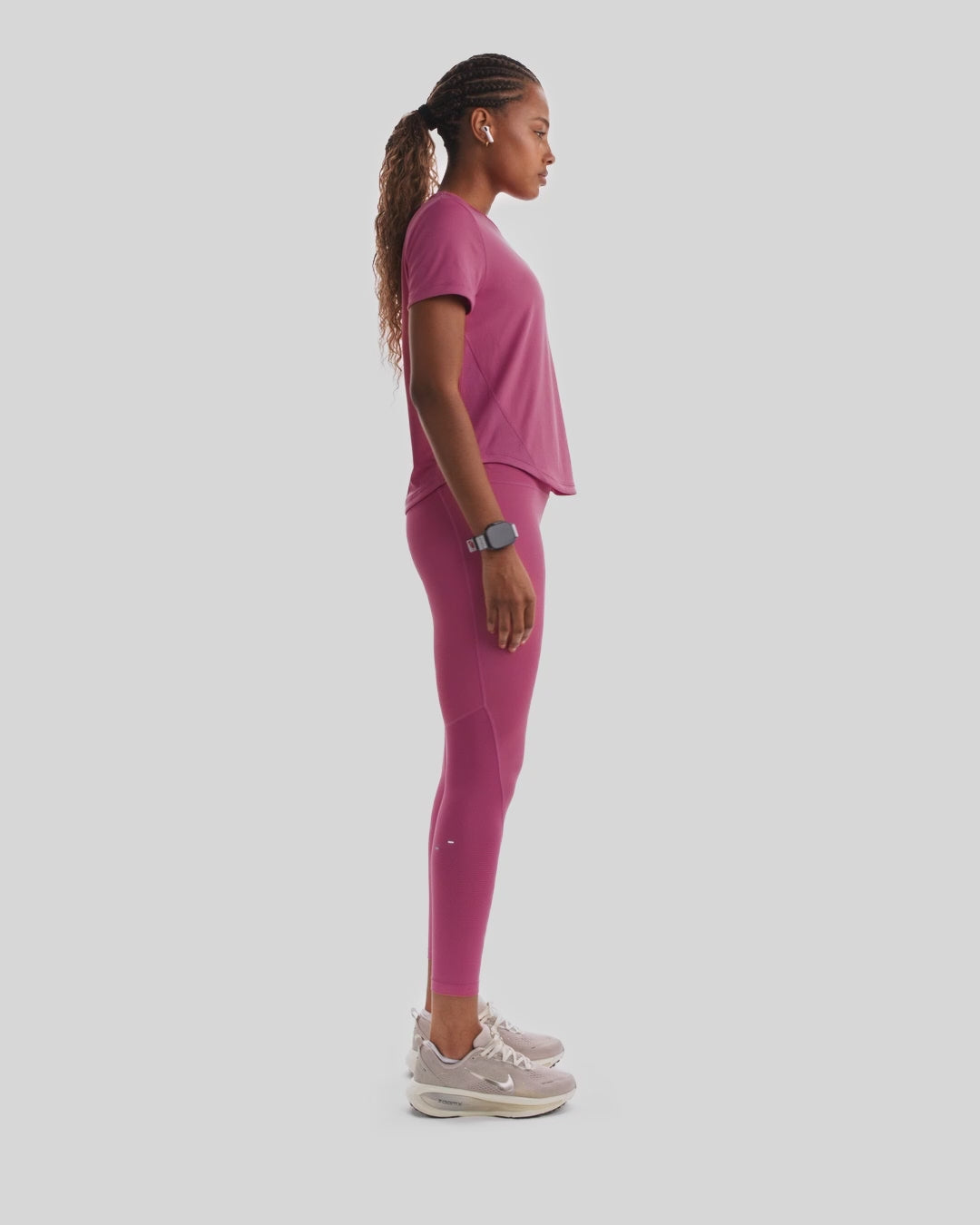 Nike T-shirt Running Donna Dri-FIT Tempo Rosa Peonia - HQ0648-641