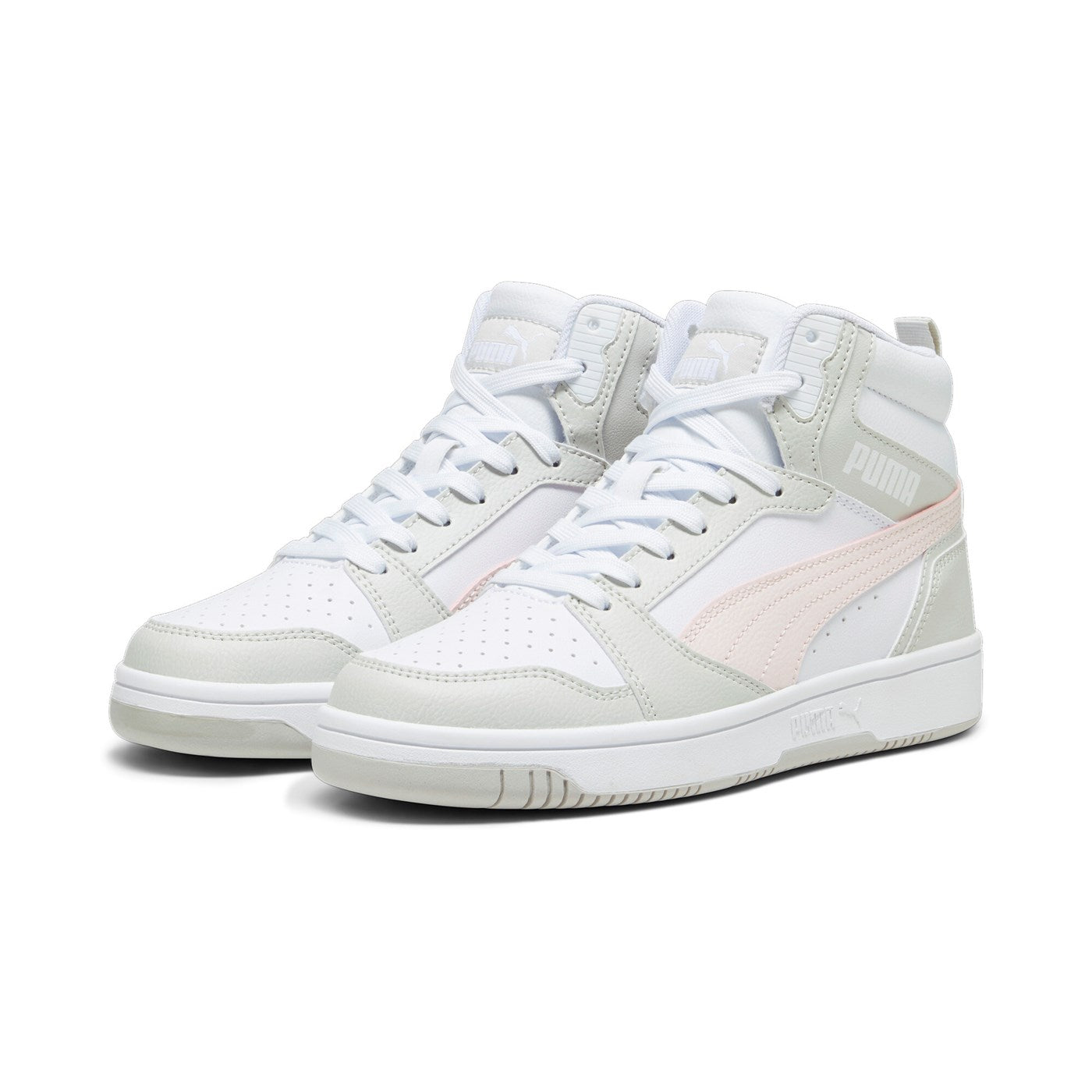 Puma Scarpa sneakers da donna Rebound v6 392326-07 bianco-rosa-grigio