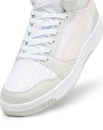 Puma Scarpa sneakers da donna Rebound v6 392326-07 bianco-rosa-grigio