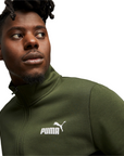 Puma Tuta da uomo in cotone con cerniera Clean Sweat Suit FL 585841 31 mirto