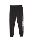 Puma pantalone sportivo in cotone felpato da uomo Logo Lab 675920-01 nero