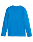 Puma t-shirt manica lunga da ragazzo Active Sport 676287-47 azzurro