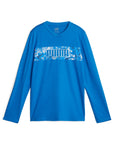 Puma t-shirt manica lunga da ragazzo Active Sport 676287-47 azzurro