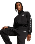 Puma Tuta in poliestere da uomo Tape poly suit 677429-01 nero